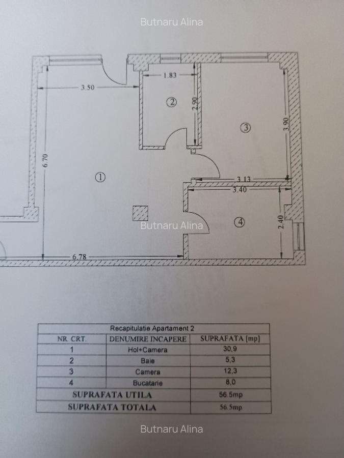 Vând apartament cu 2 camere și curte mare - 2
