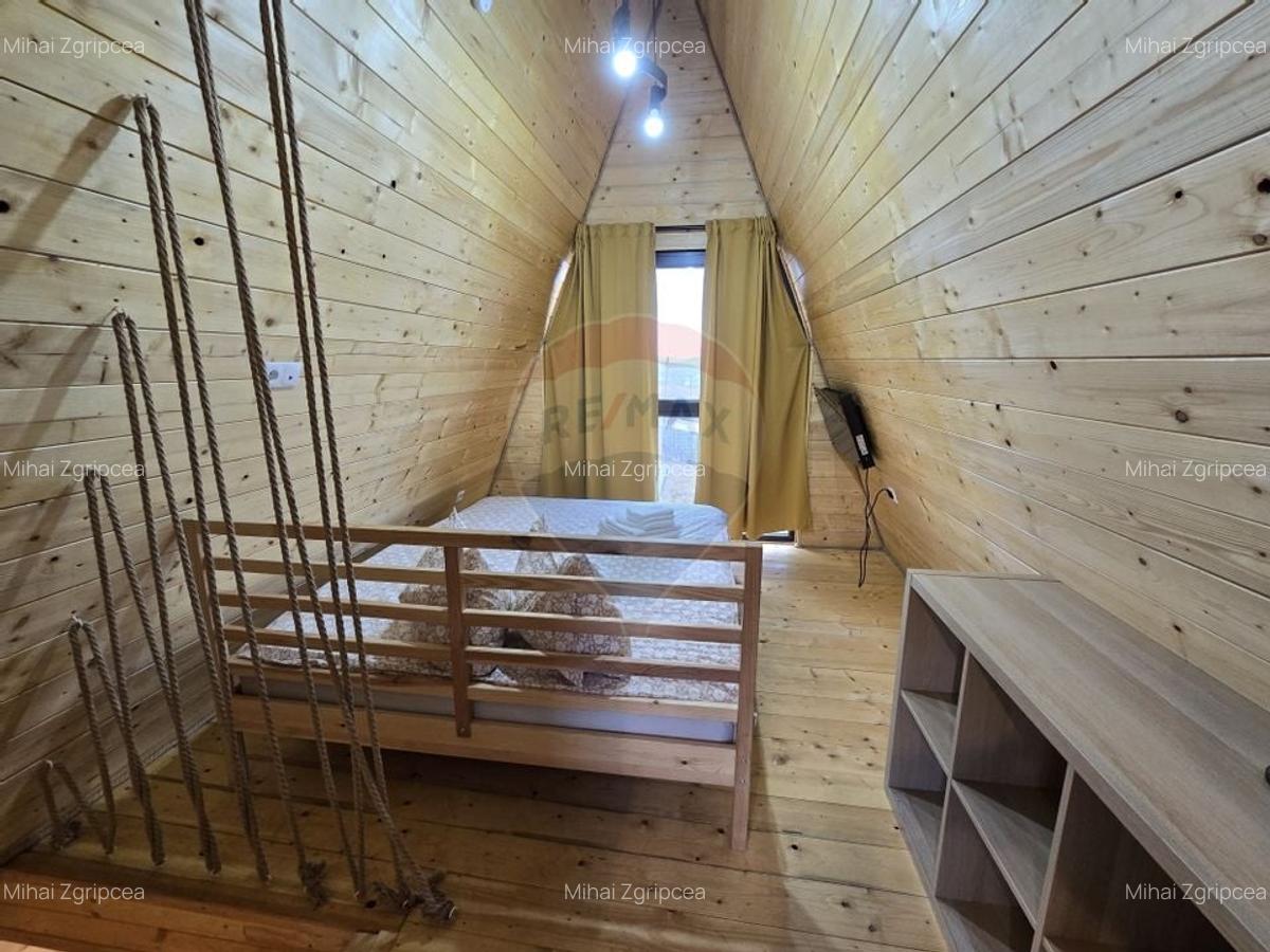Proprietate Speciala in Gura Raului, Sibiu - Doua Cabane A-Frame - 12