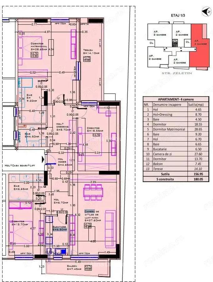 Apartament 4 camere Premium Zona Nord Aviatiei Aerogarii Baneasa - 2