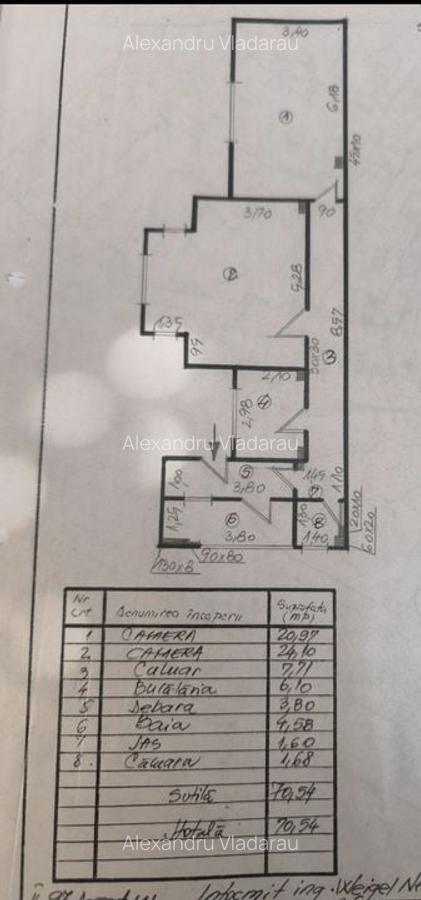 Apartament cu 2 camere 70,54 mp - Parc Cismigiu - 9