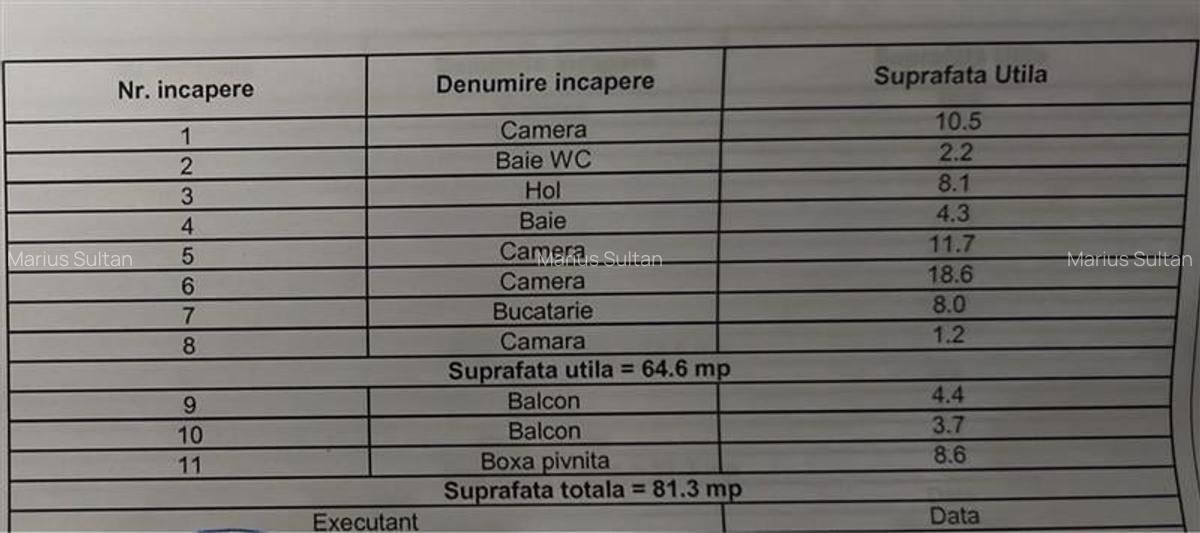Apartament cu 3 camere decomandat, mobilat în Județean - 21