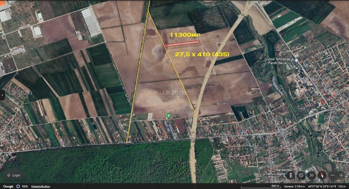 Teren de vânzare com Ciorogirla,intravilan,11300 mp,20 euro - 1