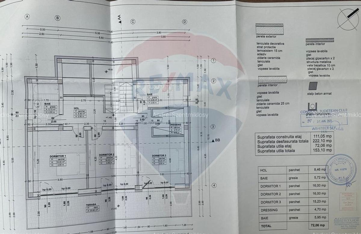Casa individuala, 5 camere, 60mp terase, gradina, 750mp, comision 0 - 7