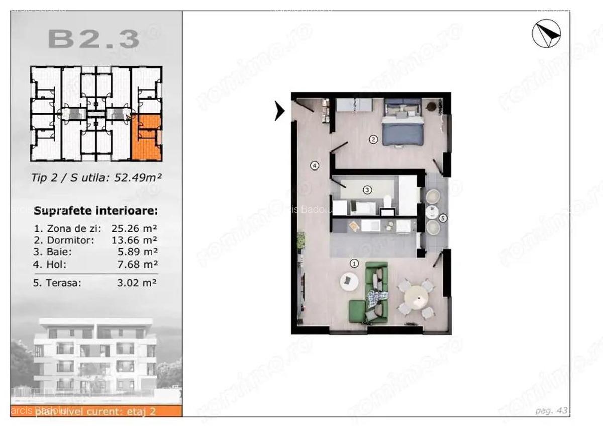 Vanzare apartamente moderne 52 mp in zona Torontalului !!! COMISON 0 - 8