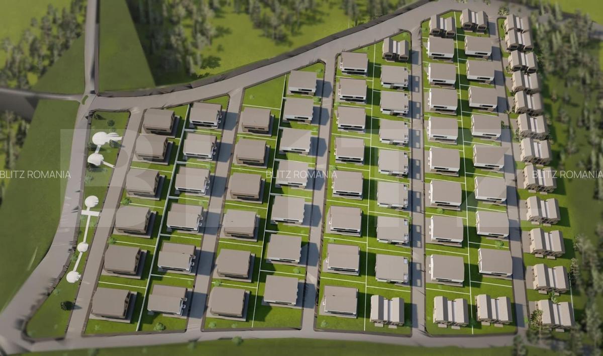 Terenuri cu Autorizatie de Constructie  Duplex - 500- 650  mp / parcela - 1