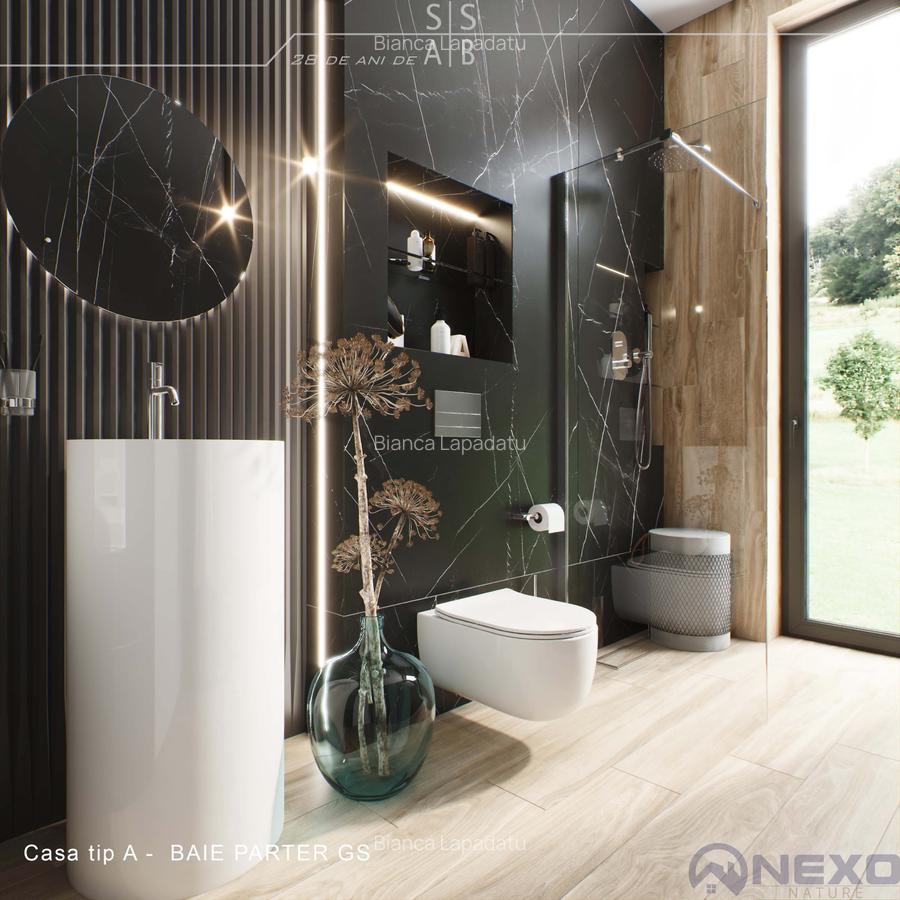 NEXO Nature - Vile Inteligente cu Piscină  Privată  și  Living Înalt de 7 Metri - 14