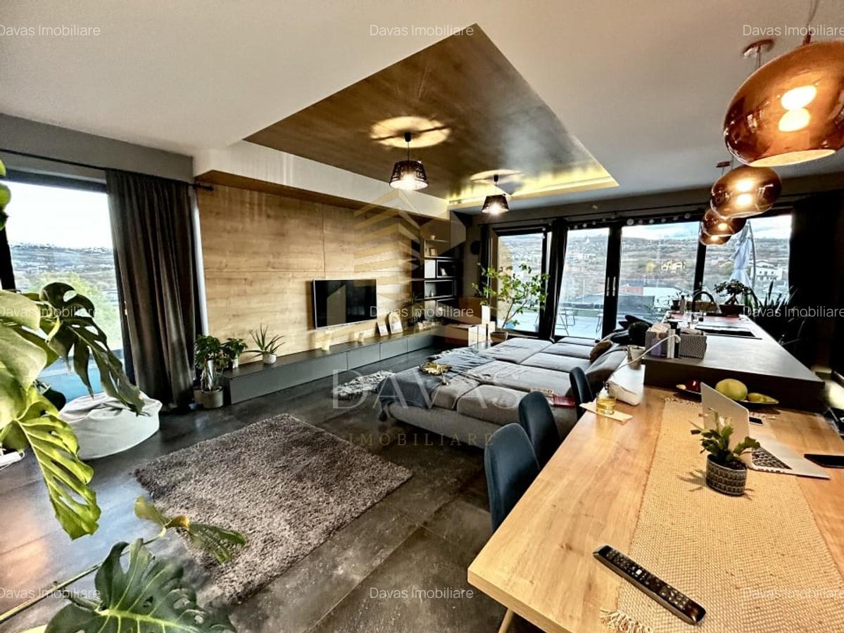 Penthouse 3 camere de inchiriat | Borhanci | Terasa 45mp | Parcare dubla - 1