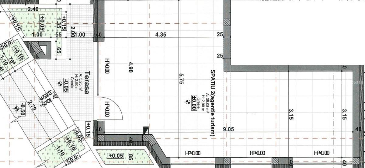 Spatiu de vanzare , parter de bloc nou, vitrina mare la strada - 3