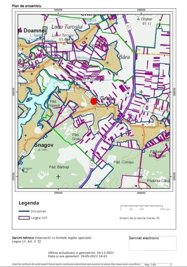 Teren Intravilan Construibil  GRUIU ILFOV - 5