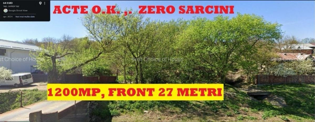 Semicentral, Copou ?icau, teren 1200 mp - 4