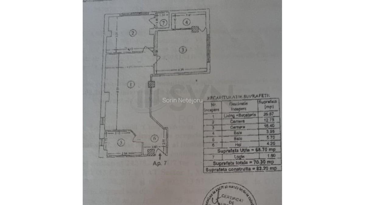 REA1026571 Apartament 3 camere Damaroaia - 12