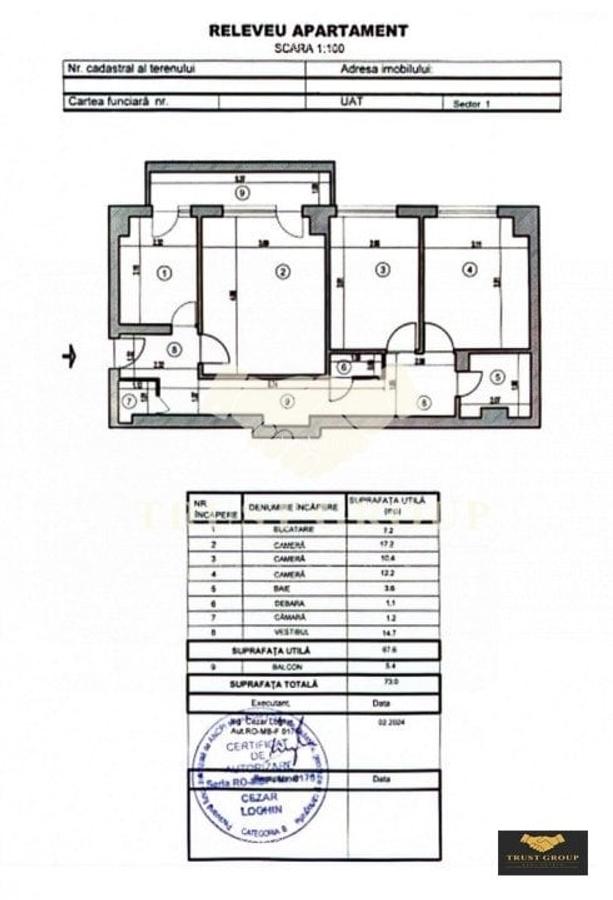 Apartament 3 Camere Titulescu  | renovat - 18