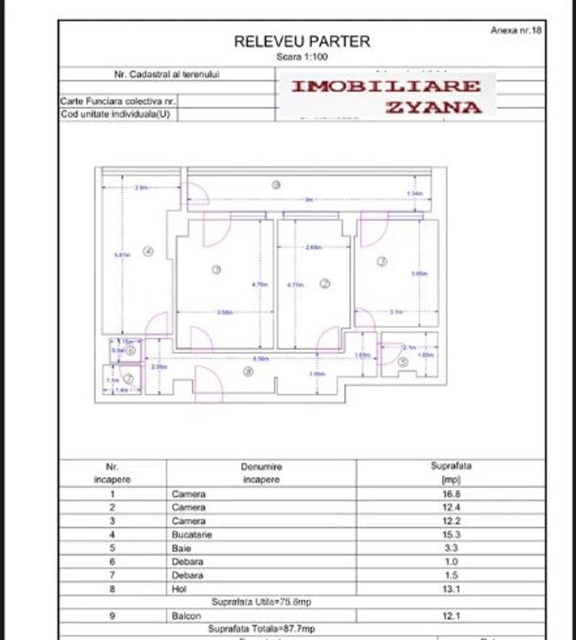 Oportunitate unică – Apartament 3 camere Modern, stradal, Piața Ion Mihalache,  88mp. Mobilat - 10