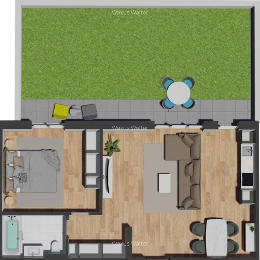 Apartamente semifinisate de 2/3 camere, la 2 minute de VIvo Mall - 1