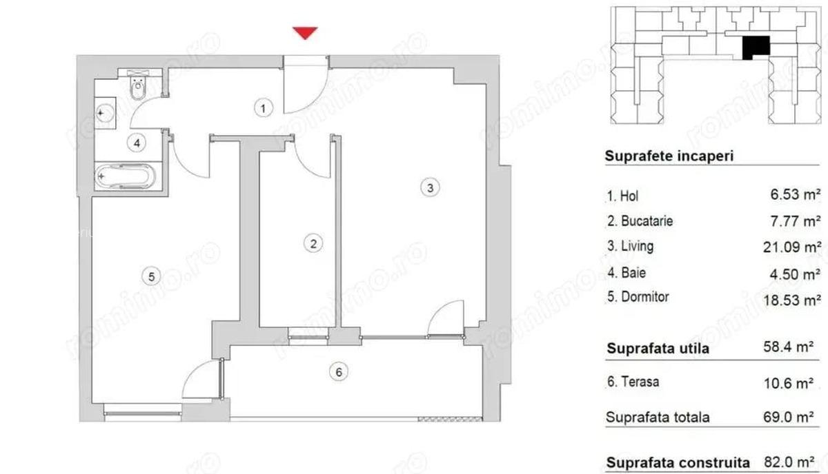 Apartament 2 camere - 13 Septembrie - Sebastian - Vulcan Residence - 3