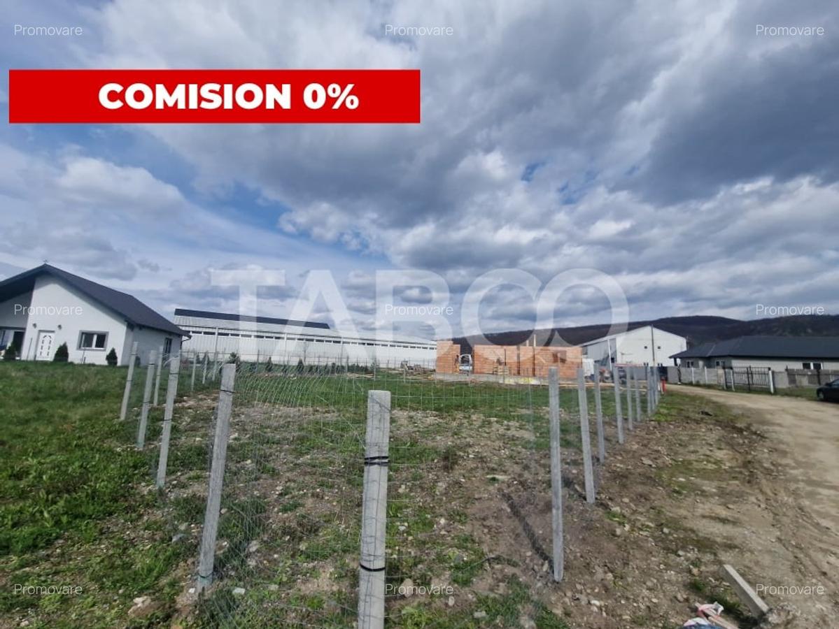 Teren intravilan cu utilitati 464 mp pentru constructie casa Talmaciu - 2