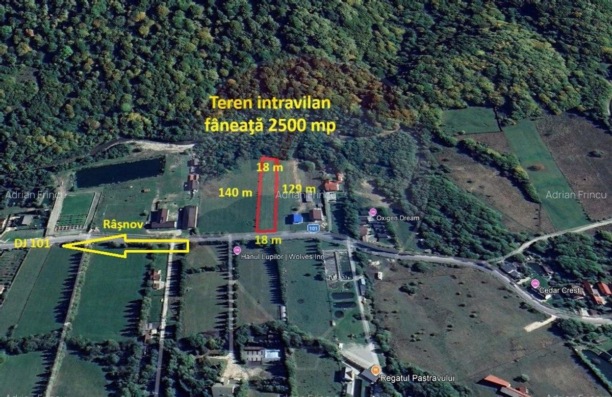 Teren intravilan, 2500 mp, Rasnov, Glajarie - 4