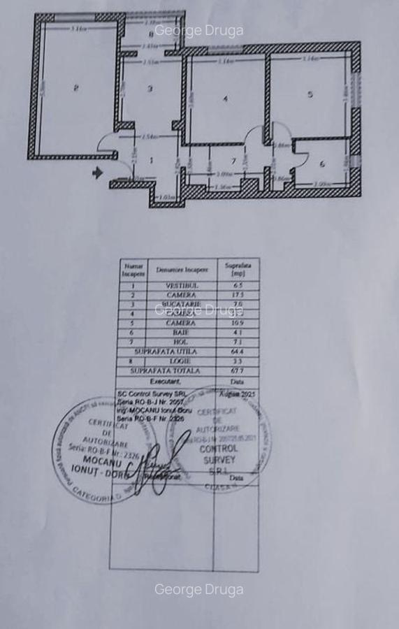 3 Camere 68mp Renovat - Aparatorii Patriei - Contract Parcare - 16