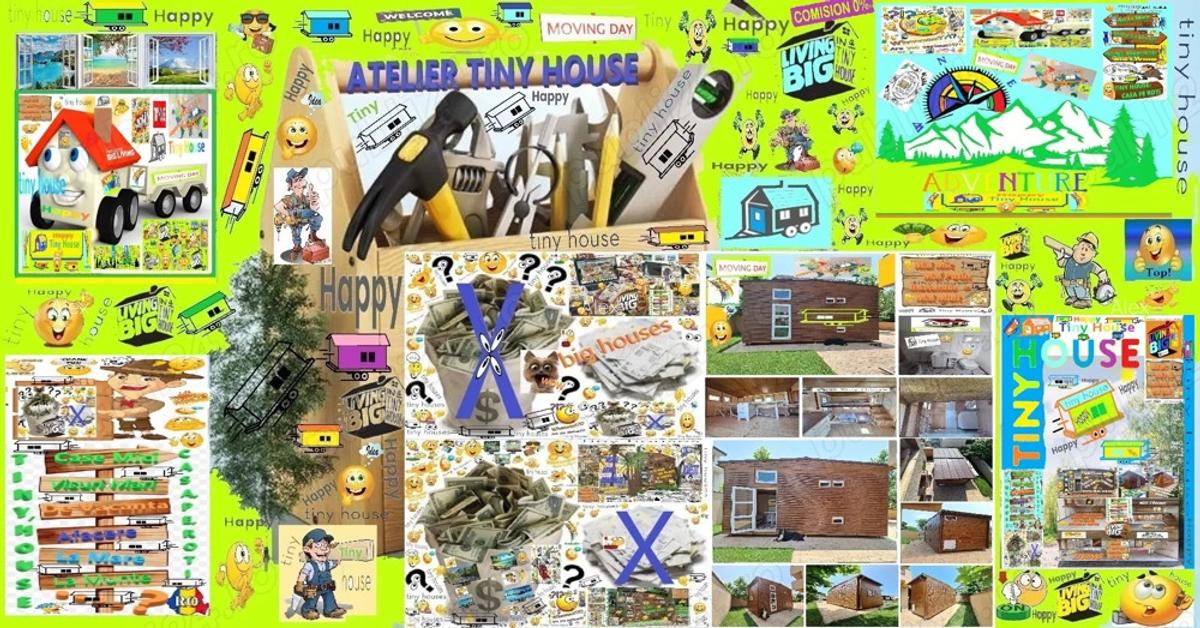 Tiny House Mini Casa Mobila Pe Roti Rulota Hambar Din Lemn Birou Afacere Din Poveste - 2