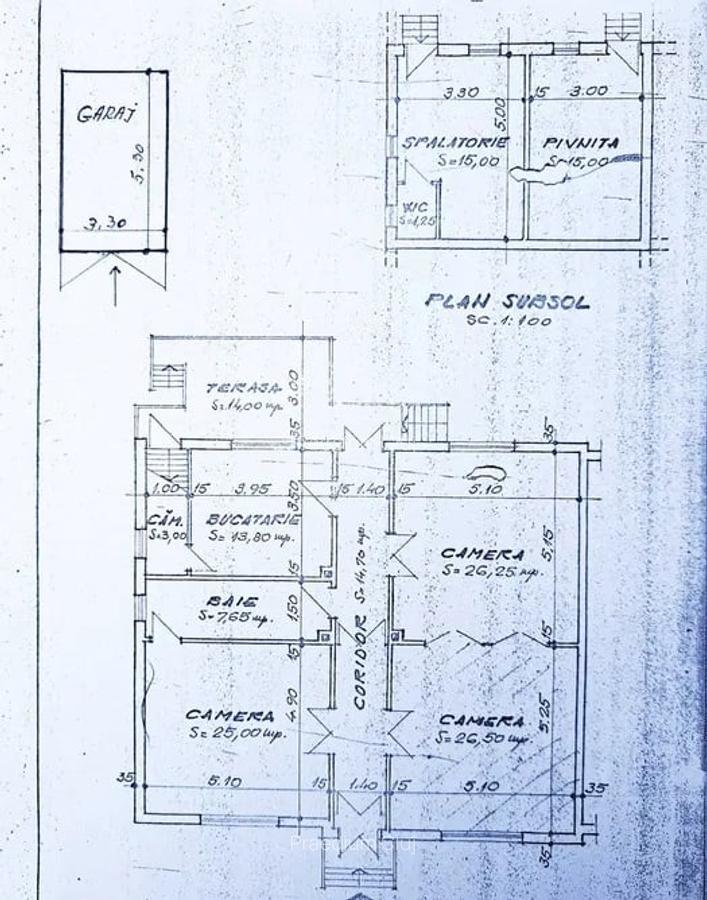 Casa individuală 3 camere in Andrei Mureșanu, 150 mp utili - 2