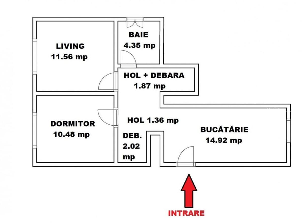 COMISION 0!  Apartament 2 camere 46 mp utili de vanzare in Strand - 10