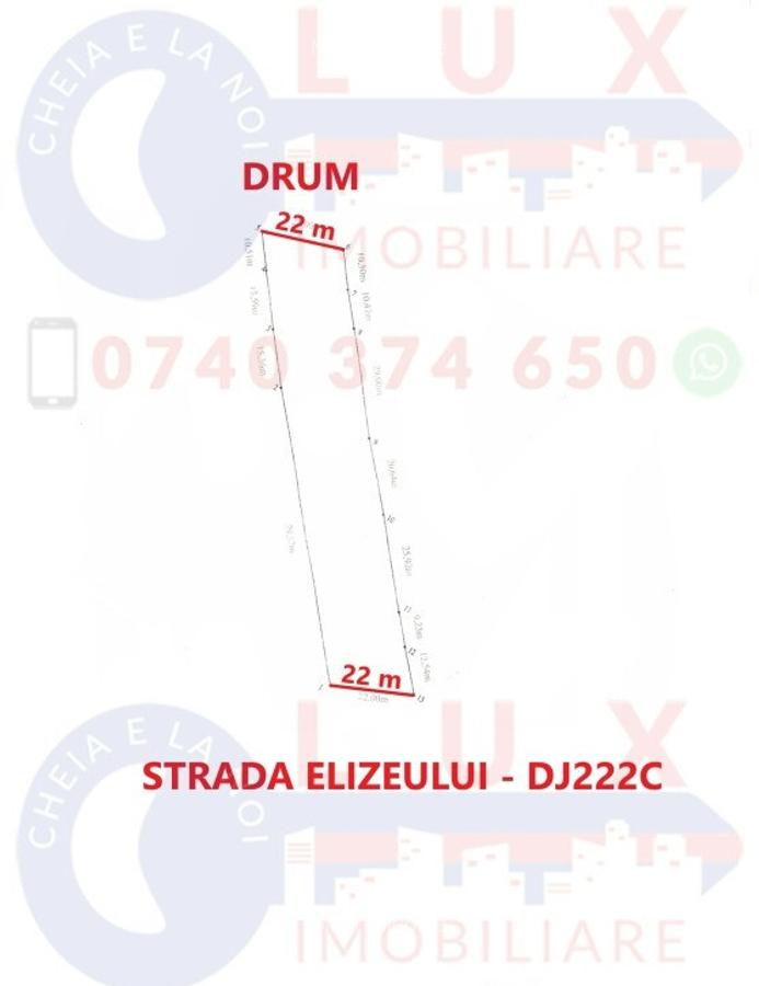 ID 7724 Teren pe Strada Elizeului - DJ222C - 4