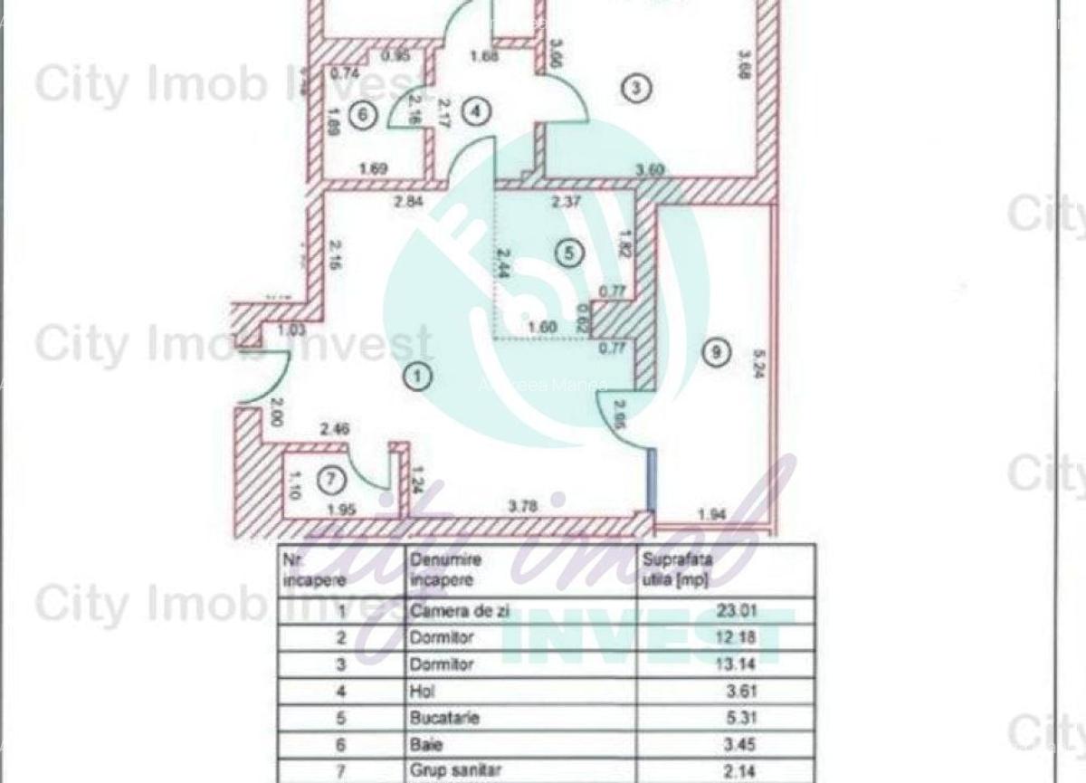 Apartament 3 camere cu două terase – Victoriei - 3
