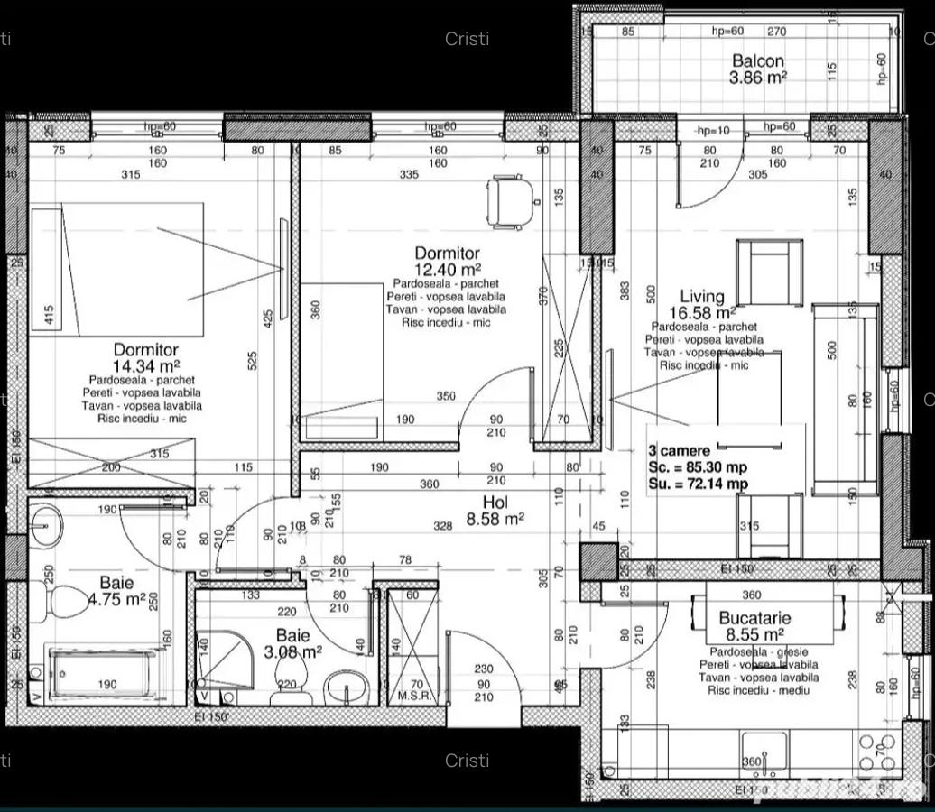 3 camere Panorama City - 5
