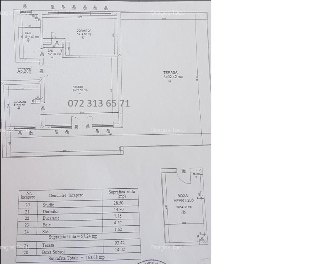 Ap.2 cam. cu terasa, boxa si loc parcare, in complex Linda Residence - 5