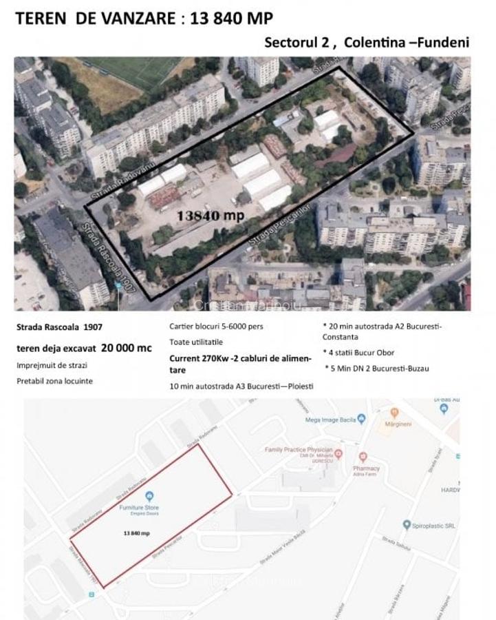 Teren de vanzare in Colentina Ideal pentru dezvoltare rezidentiala/comerciala - 1