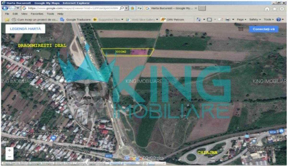 Teren agricol extravilan de 3000 mp, în Chiajna - 1