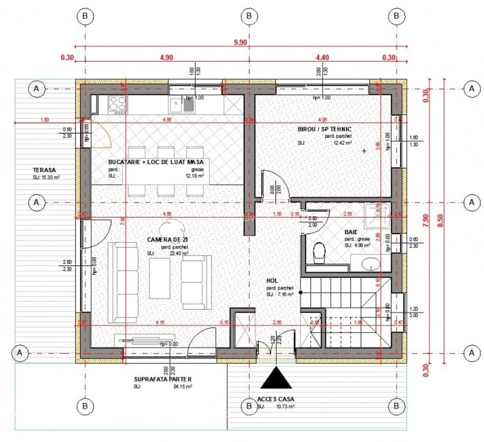 Casa individuala P+E, teren 600mp, Cristian - 6