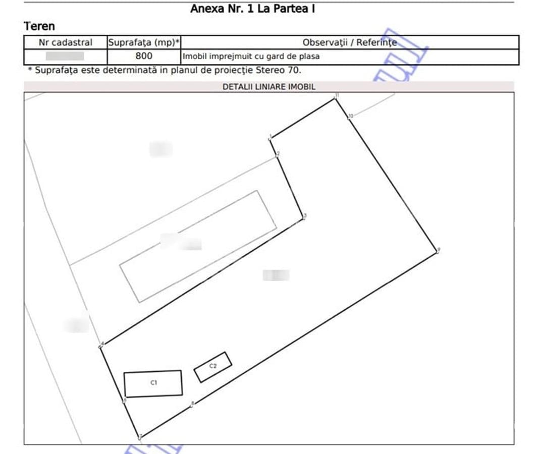 Teren intravilan 800mp | 13.85 m front | Grigorescu | Zona Casa Radio - 2