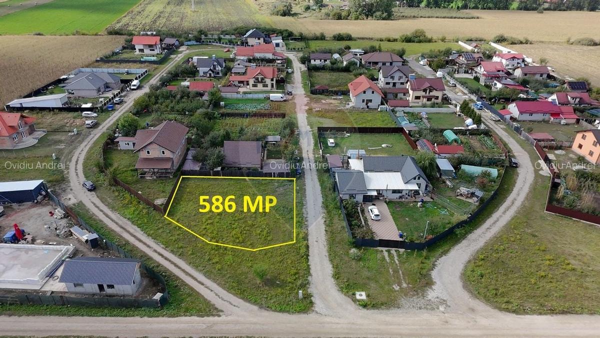 Teren 586mp/2 Deschideri/Halchiu/Cartierul Privighetorii/Apa, curent - 3