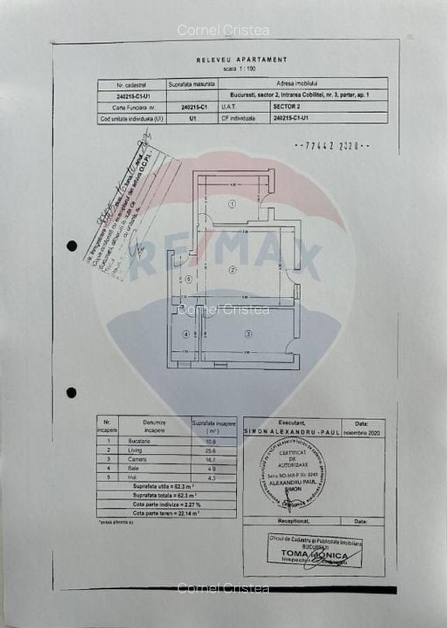 Apartament spatios 2 camere Eminescu-Locuinta, cabinet, sau birou - 14
