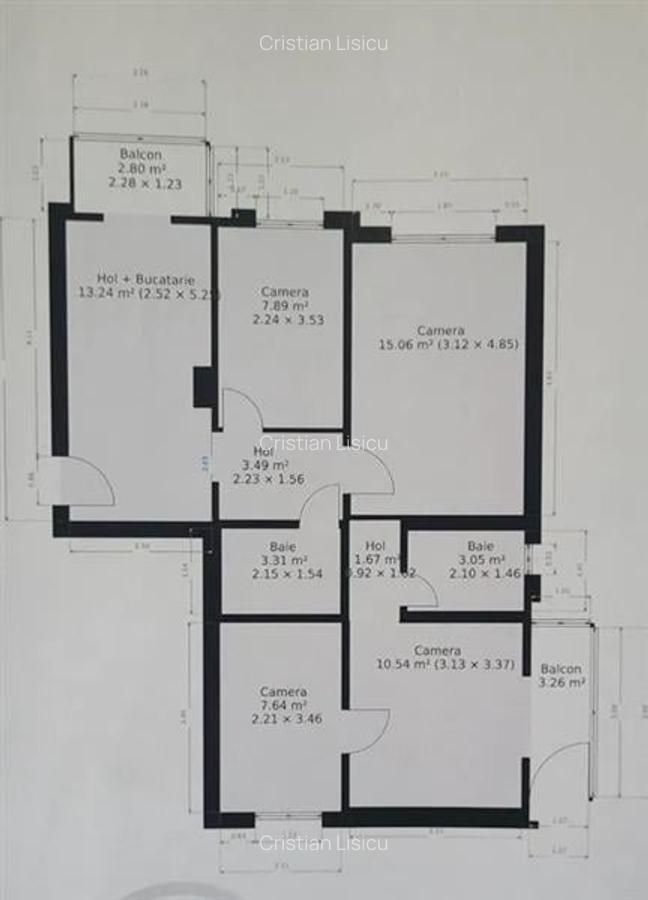 Zona Soarelui Apartament 4 camere la parter cu vedere pe 3 parti si centrala - 6