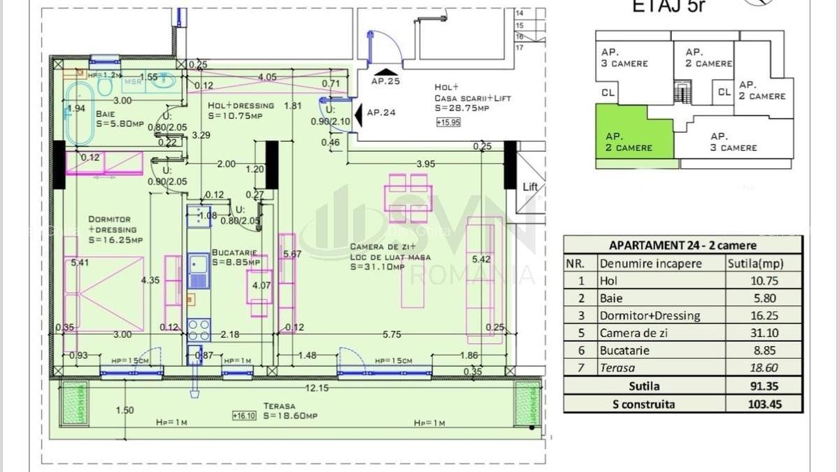 REA1020061 Oportunitate Investitie apartament 4 camere Aviatiei - 6