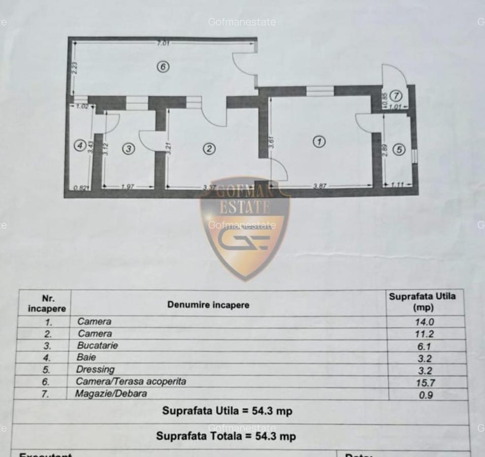 CASA 2 camere, 58mp TOMIS II teren 84 mp, centrala gaze, aer conditionat parcare - 24