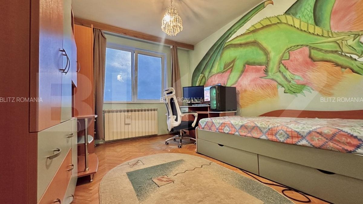 Apartament cu 3 camere, 68 mp, cu dubla orientare, mobilat, boxa, zona Nufarul - 2