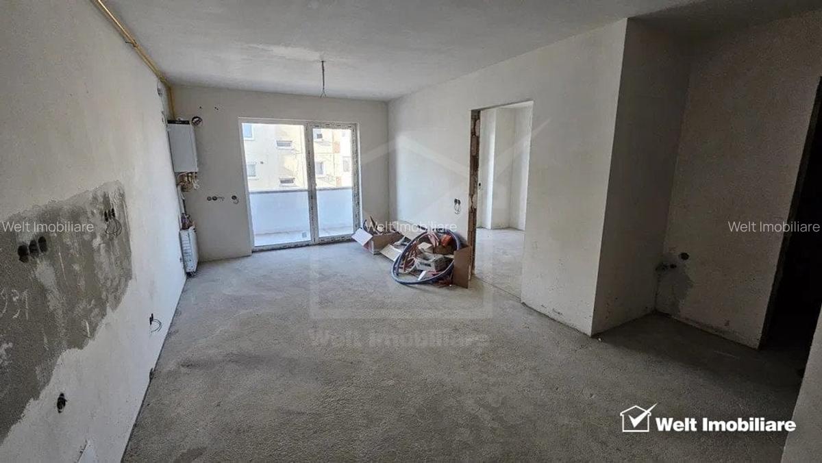 Apartament bloc nou, semifinisat, CF - 1