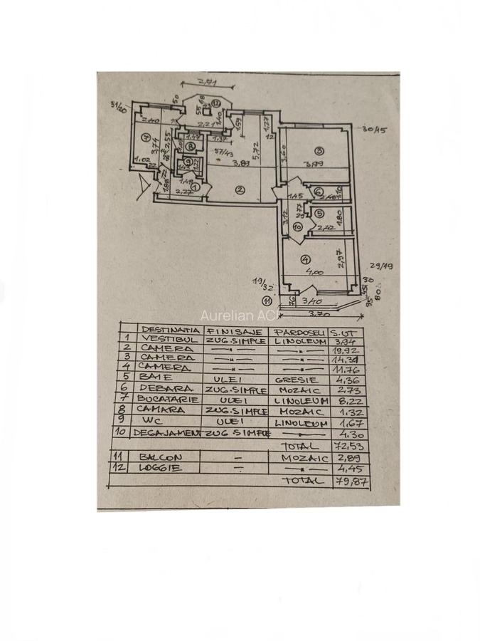 Aviatiei Nicolae Caramfil,2 balcoane, 2 Gr sanitare, 80 mp - 17