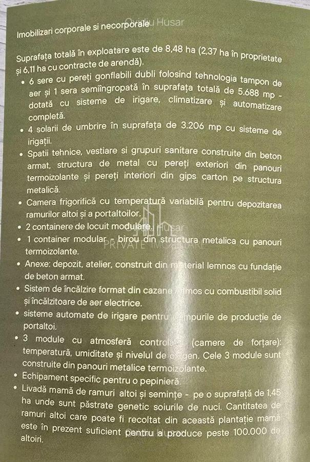 Afacere de Vanzare/ Pepiniera Moderna cu Teren 2,37 Ha, Sg de Mures - 2