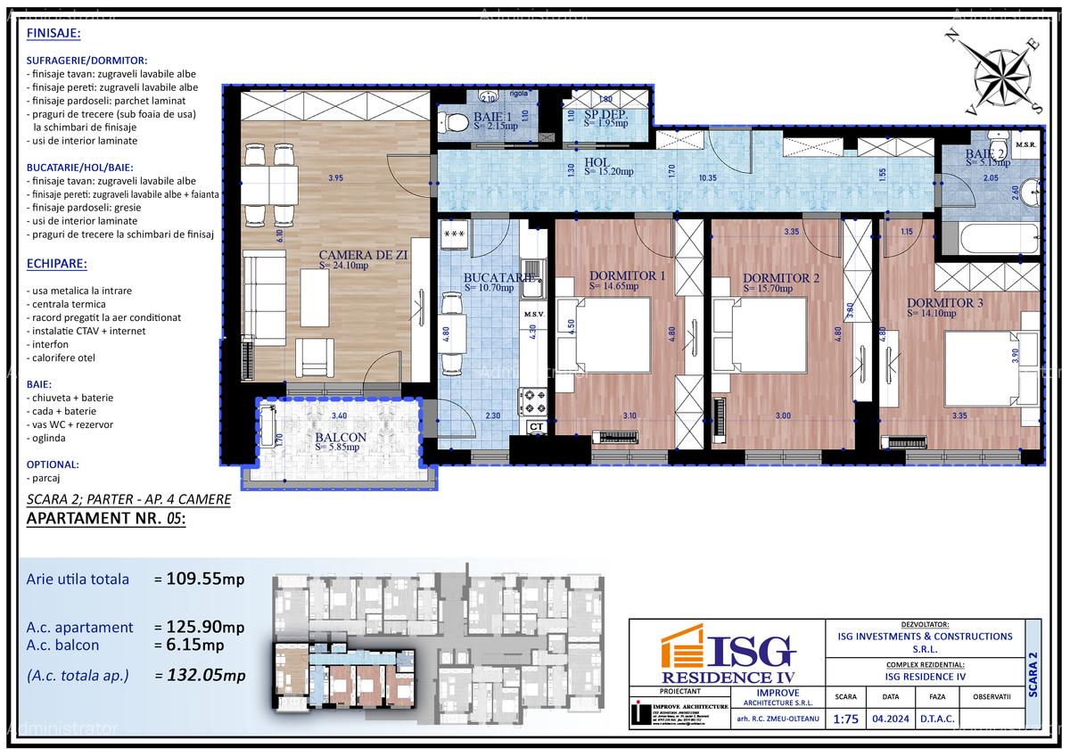 Unirii-Parcul Carol- ISG Residence IV- decomandat, constructie 2026 - 1 Unirii-Parcul Carol- ISG Residence IV- decomandat, constructie 2026 - 1