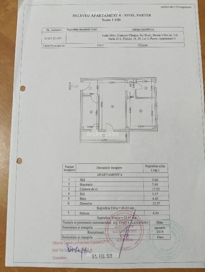 Vând  sau schimb apartament de 2 camere zona de vile CHIAJNA - 16