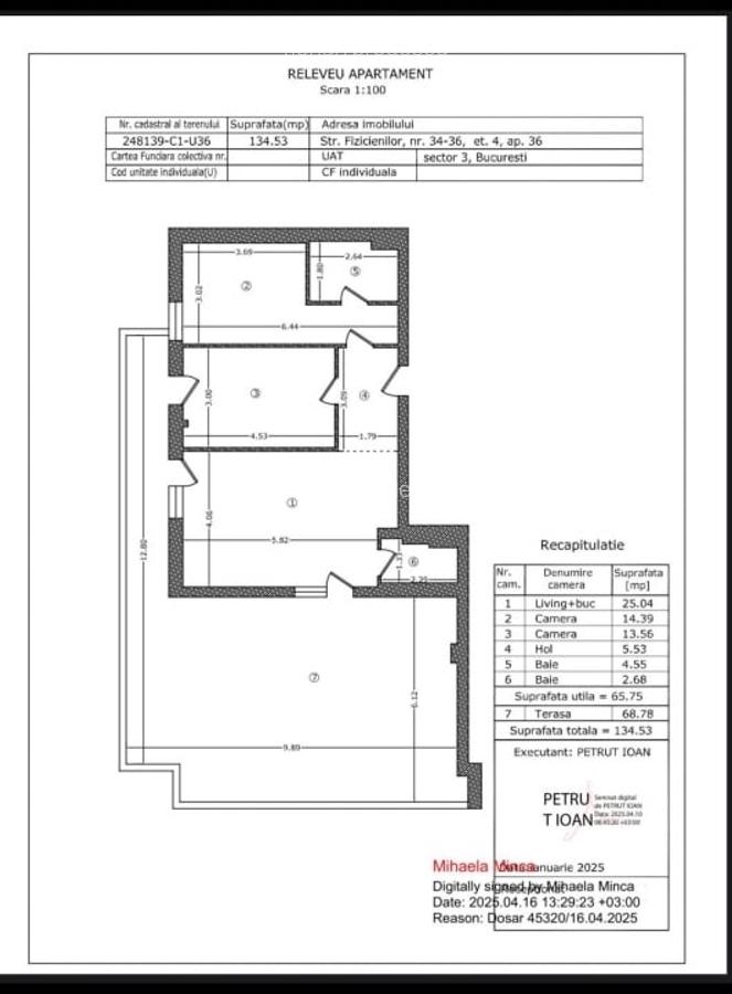 Apartament trei camere dristor-nicolae pascu  cu terasa impresionanta - 14