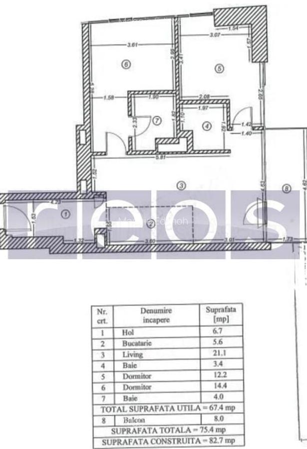 INCHIRIERE 3 CAMERE | ONE VERDI | LOC PARCARE | FINISAT LUX | - 33