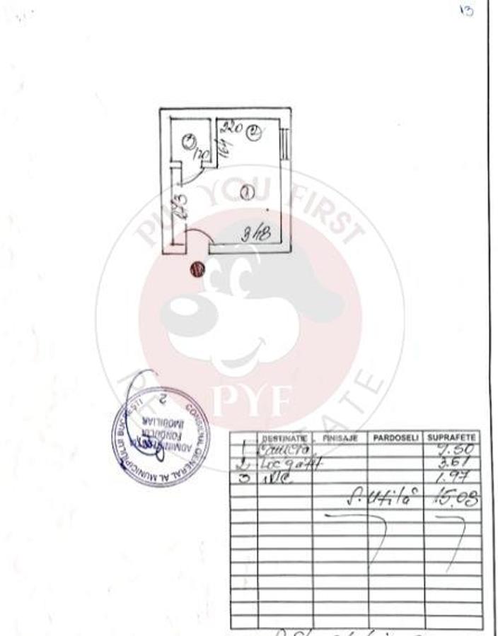 Metrou Eroii Revolutiei | Garsoniera | Semidecomandata | 15 mp | B11370 - 8