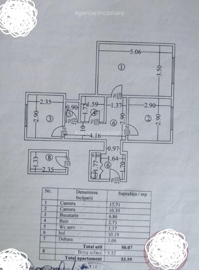 2 camere, pt investitie sau locuit, Metrou Piata Muncii, Bld Basarabia nr 88 - 18