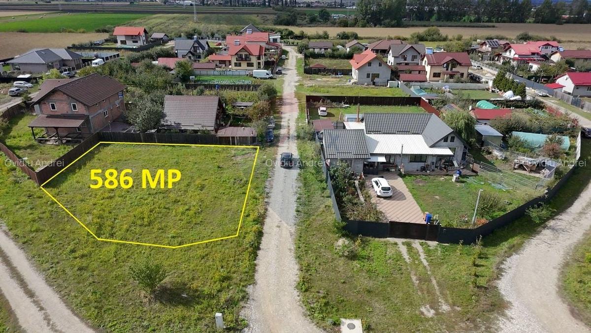 Teren 586mp/2 Deschideri/Halchiu/Cartierul Privighetorii/Apa, curent - 8