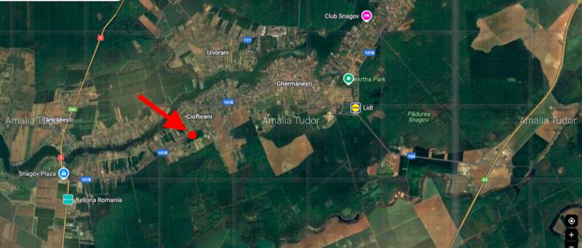 Loturi de casa de 583mp, deschidere 30m, Ciofliceni - Snago - 2